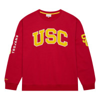 USC Trojans Men's Cardinal There & Back Fleece Crew Neck Sweatshirt